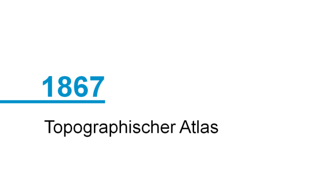 1867 Topographischer Atlas